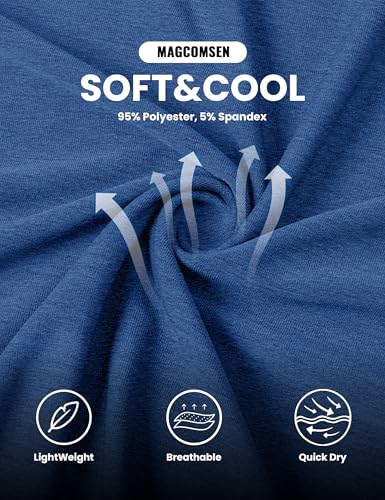 Men's Short Sleeve Polo Golf Shirts 3-Button Moisture Wicking Athletic T-Shirts Casual Collared Shirt