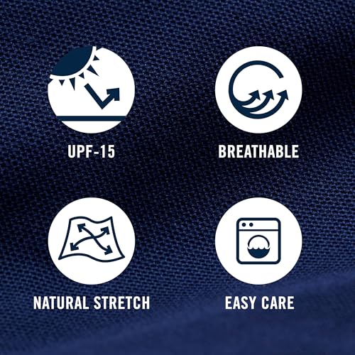 Men's Advantage Performance Short Sleeve Stripe Polo Shirt