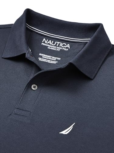 Men's Classic Short Sleeve Solid Performance Deck Polo Shirt