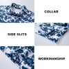 Golf Shirts for Men Dry Fit Performance Print Short Sleeve Moisture Wicking Golf Polo Shirts