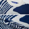 Whirlpool Knit Sweater Oversized Long Sleeve Crewneck Streetwear Pullover Sweaters