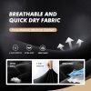 5 Pack Polo Shirts for Men - Quick Dry Moisture Wicking Performance Short Sleeve Mens Golf Shirts for Work Athletic