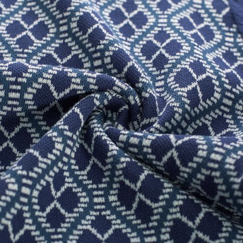 Men's Polo Shirts 70s Vintage Shirts Contrast Knitted Polo Shirts